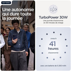 Smartphone MOTOROLA G86 Gris 256Go 5G