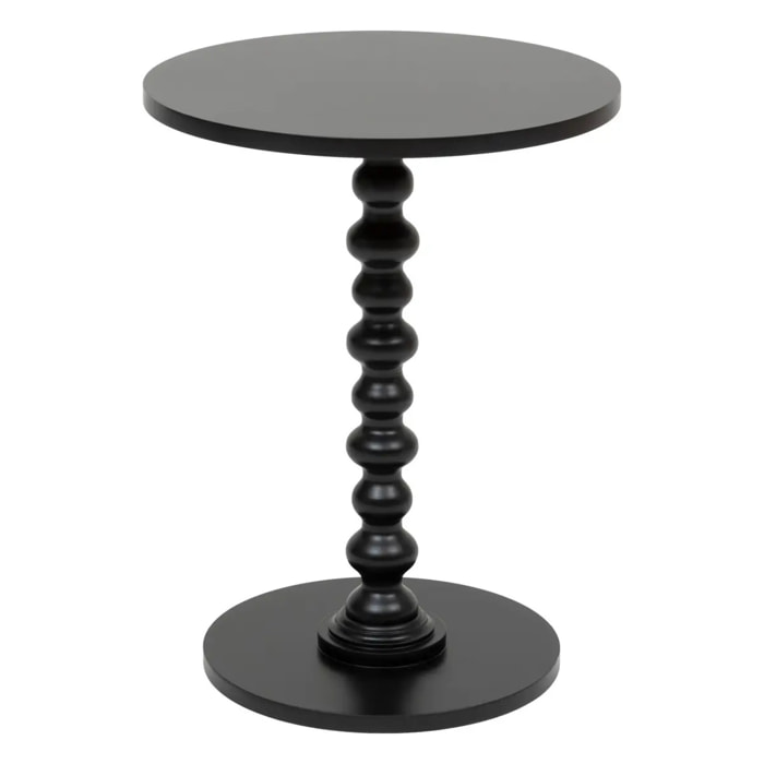 Table d’appoint "Alix" noir 50x38x38cm