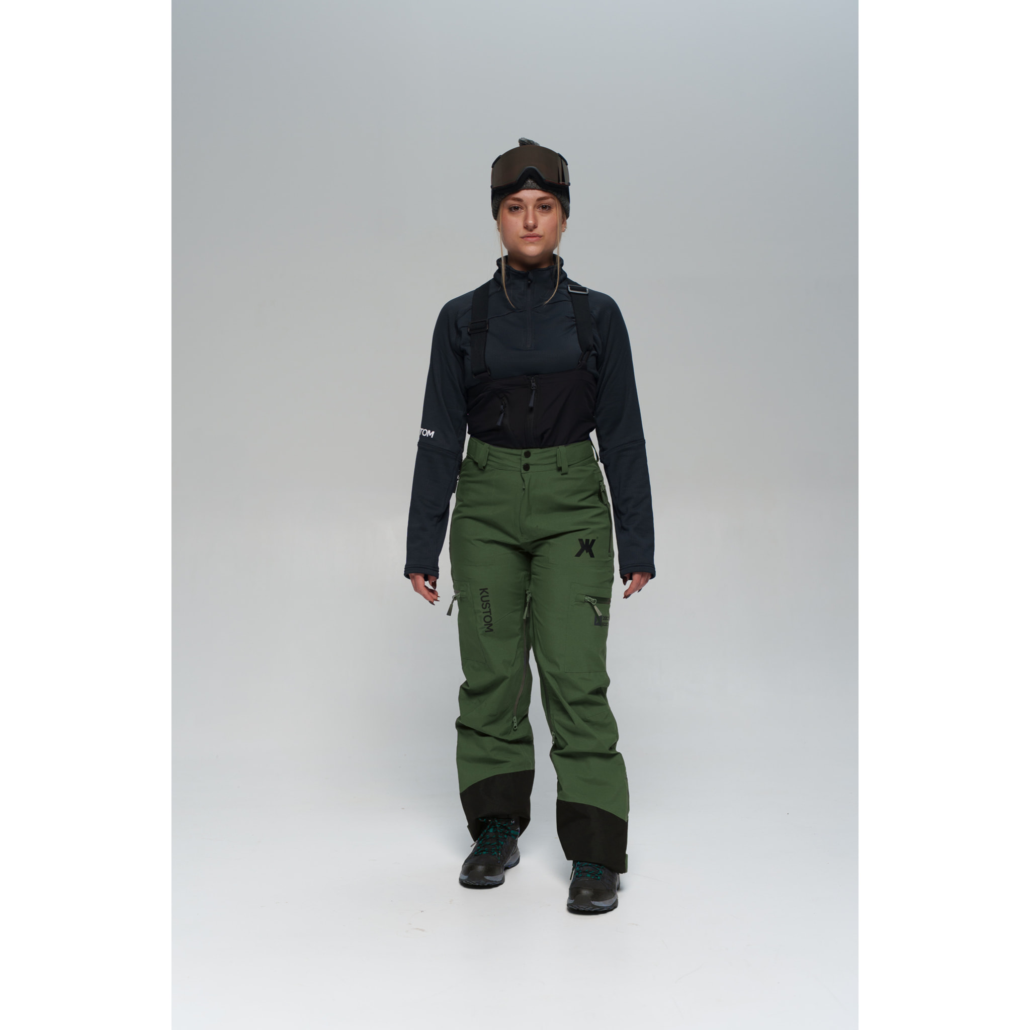 Pantalón para mujer KUSTOM AQUILO Pants - Caqui