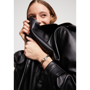 Pulsera SER DIFERENTE NEGRO M