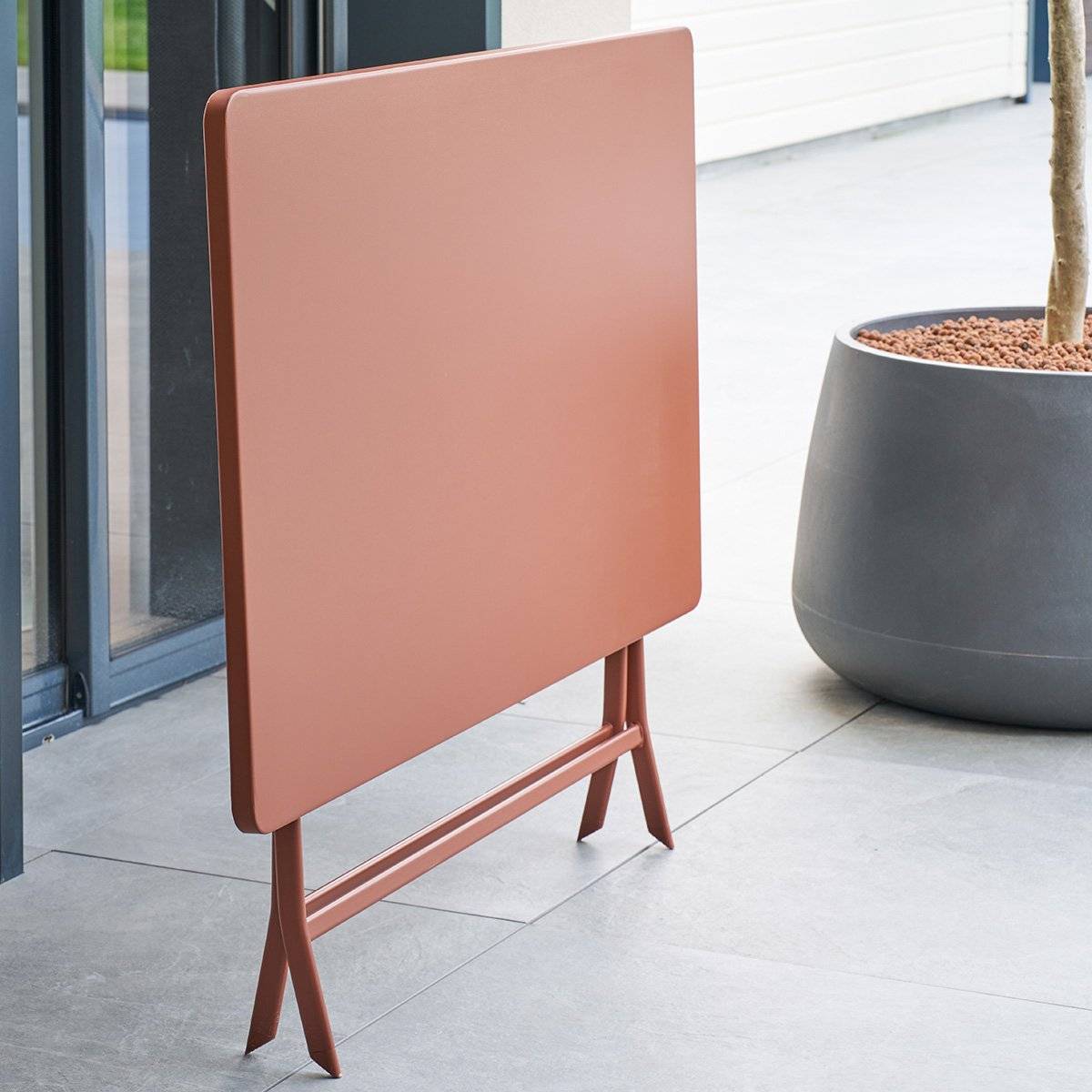 Table de jardin Greensboro 4 places 110x70cm acajou