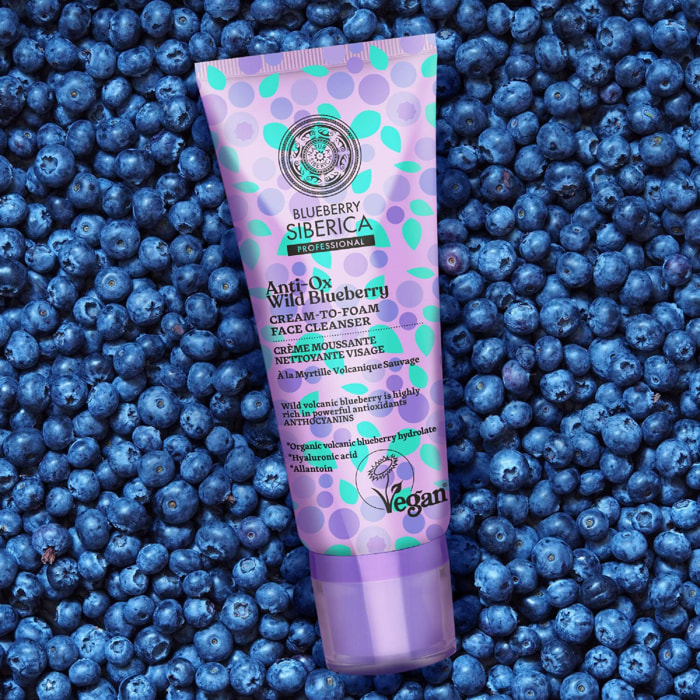 BLUEBERRY - Crème moussante nettoyante 100ml