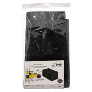 Panier velours 15x31cm "Mix N' Modul" noir