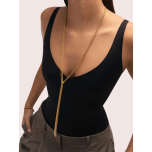 Collana Y Chains Acciao Placcato Oro