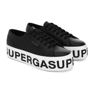 Zapatos de mujer Superga Mujer 2790 VEGAN MATERIAL PLATFORM LETTERING