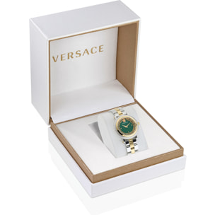 Versace Reloj Analógico De Cuarzo Greca Style