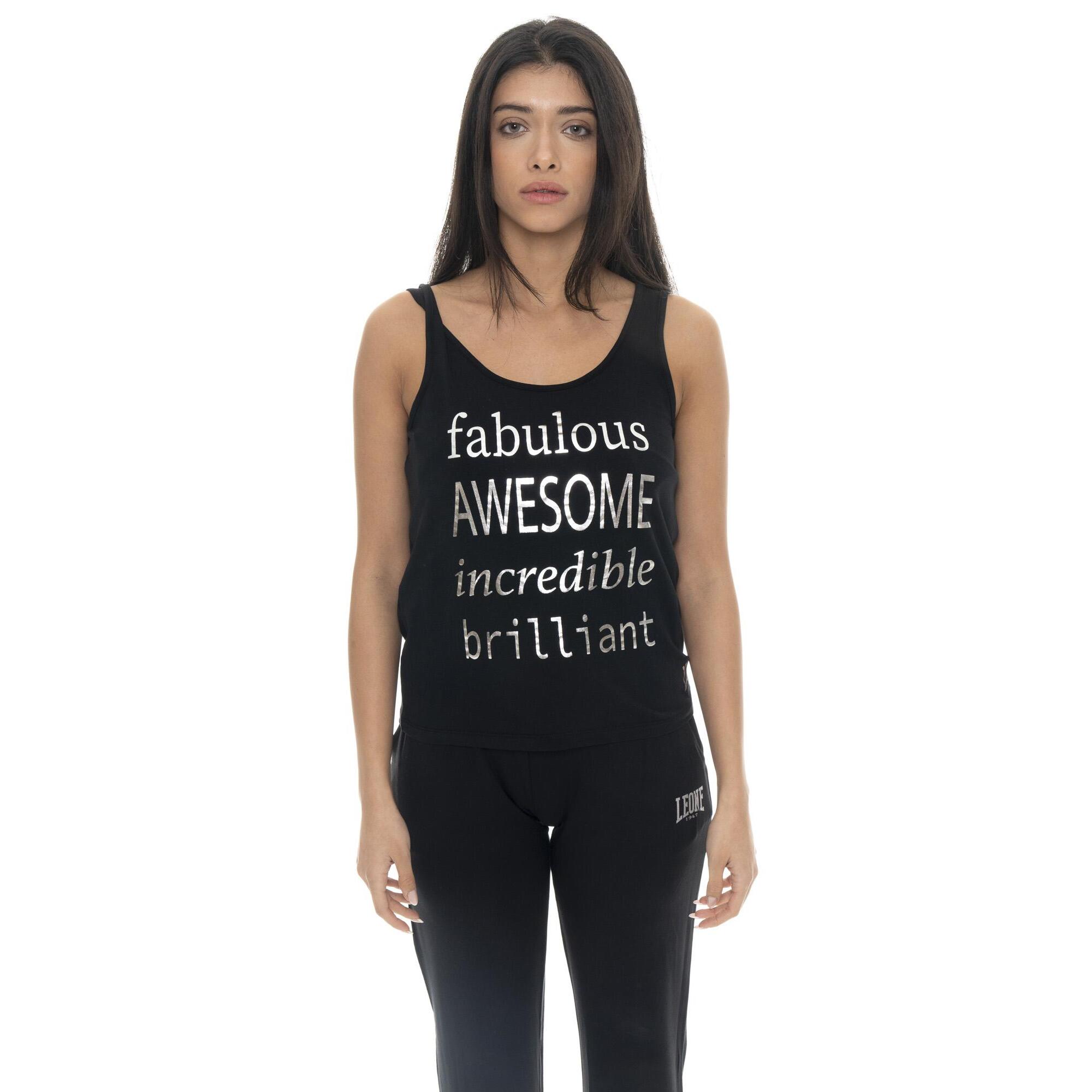 Canotta da donna in cotone Leone Spring Vibes