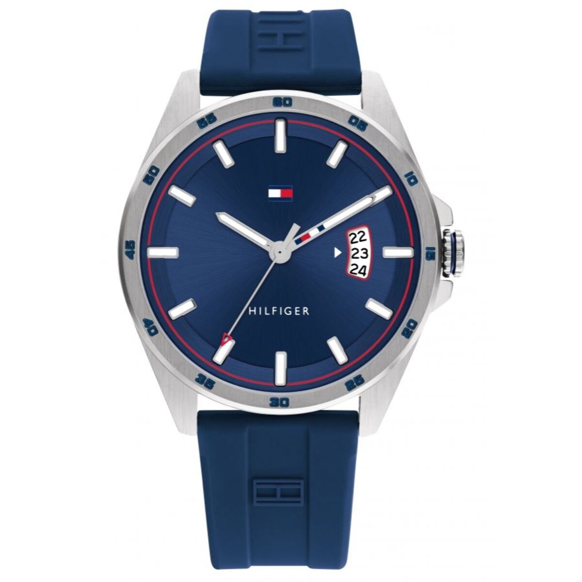 Reloj Tommy Hilfiger 1791982 Hombre Analogico Cuarzo con Correa de Silicona
