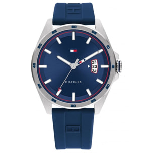Reloj Tommy Hilfiger 1791982 Hombre Analogico Cuarzo con Correa de Silicona