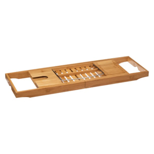 Plateau baignoire extensible bambou
