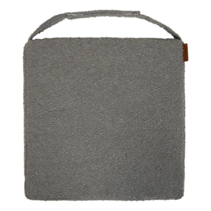 Galette de chaise Solfia 40x40cm gris ardoise