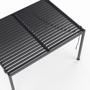 Pergola bioclimatique 3x4m lames orientables