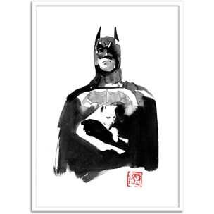 Affiche - Batman and cat - Pechane Sumie