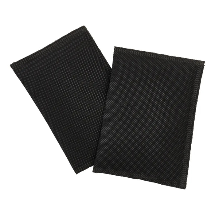 Lot de 2 filtres à charbon actif 8x12cm noir