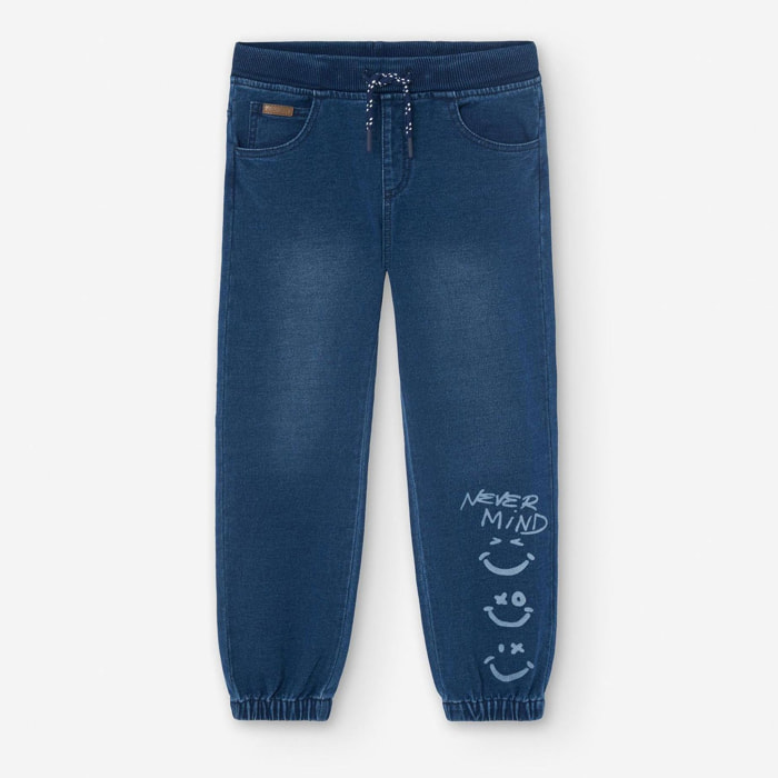 Jeans - algodón - azul denim