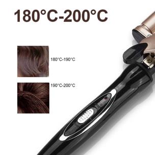 Moldeador de pelo de 5 tubos KJ-30. 50W. Temperatura de 170 a 220 grados.