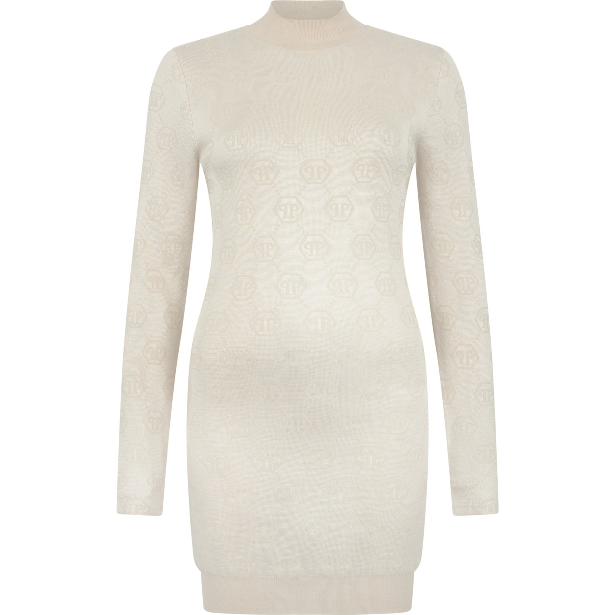 PHILIPP PLEIN Vestido de día de punto MONOGRAM