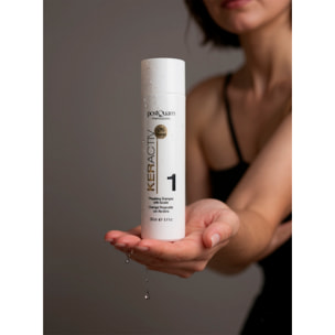 Champú Preparador Keratina Keractiv 1 - Cabello Difícil De Alisar - 250 ml