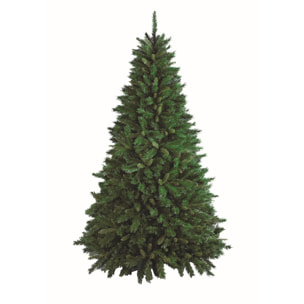 Albero di Natale Riccardo, Albero artificiale extra folto, Albero effetto reale in PVC, 326 rami, Altezza cm 120