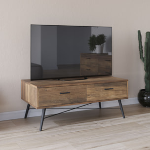 Mueble TV Clavel 2 cajones Color Rustic