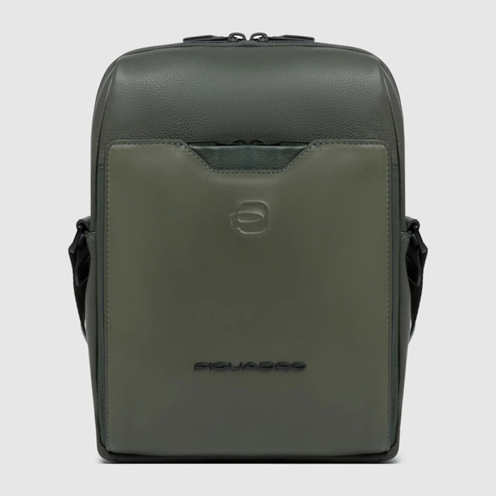 Piquadro Borsello in pelle porta iPad®, schermato con protezione RFID