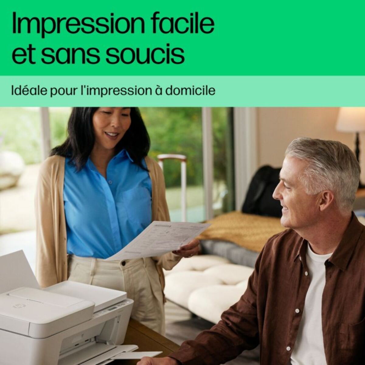 Imprimante jet d'encre HP DeskJet 4222e éligible Instant Ink