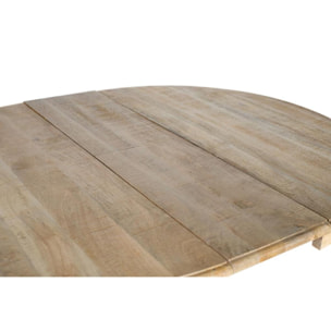 Tables à manger en bois de manguier 120 - 150 cm style rustique moderne