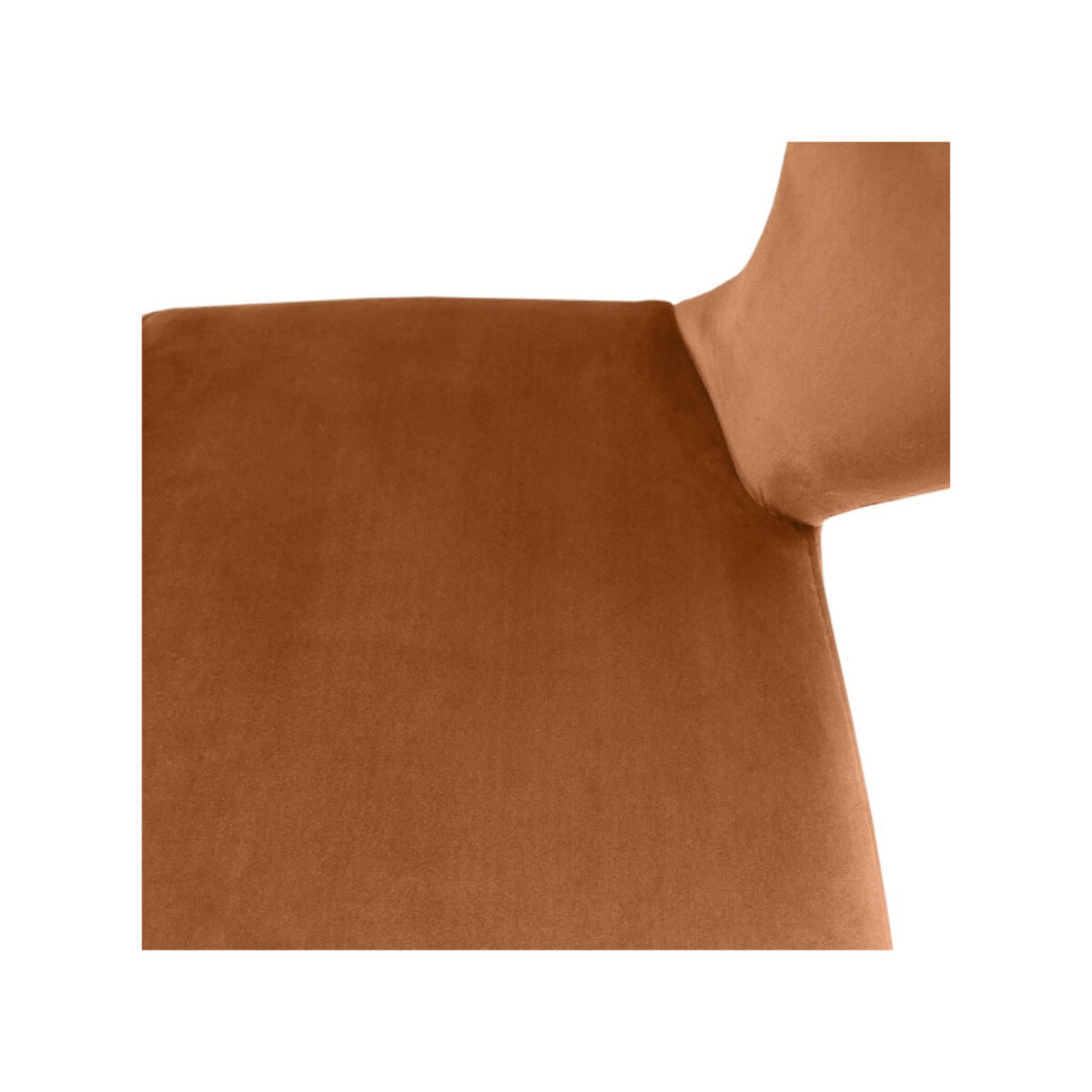Chaise en velours avec accoudoirs - VALENTINA