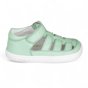 SANDALIA BAREFOOT SEMIABIERTA BABY FREE VERDE
