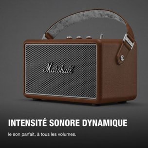 Enceinte portable MARSHALL Kilburn III Marron - Son 360°, Bluetooth, autonomie 50h
