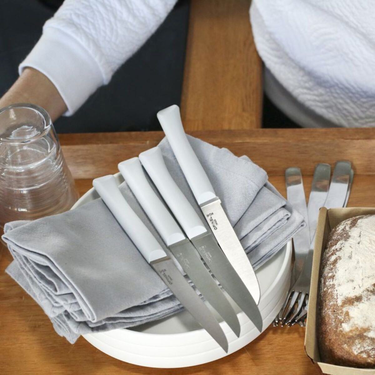 Couteau à steak OPINEL Bon Appétit + Nuage 4 couteaux de table