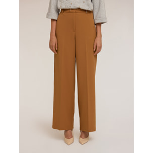 Motivi - Pantaloni con impunture - Marrone