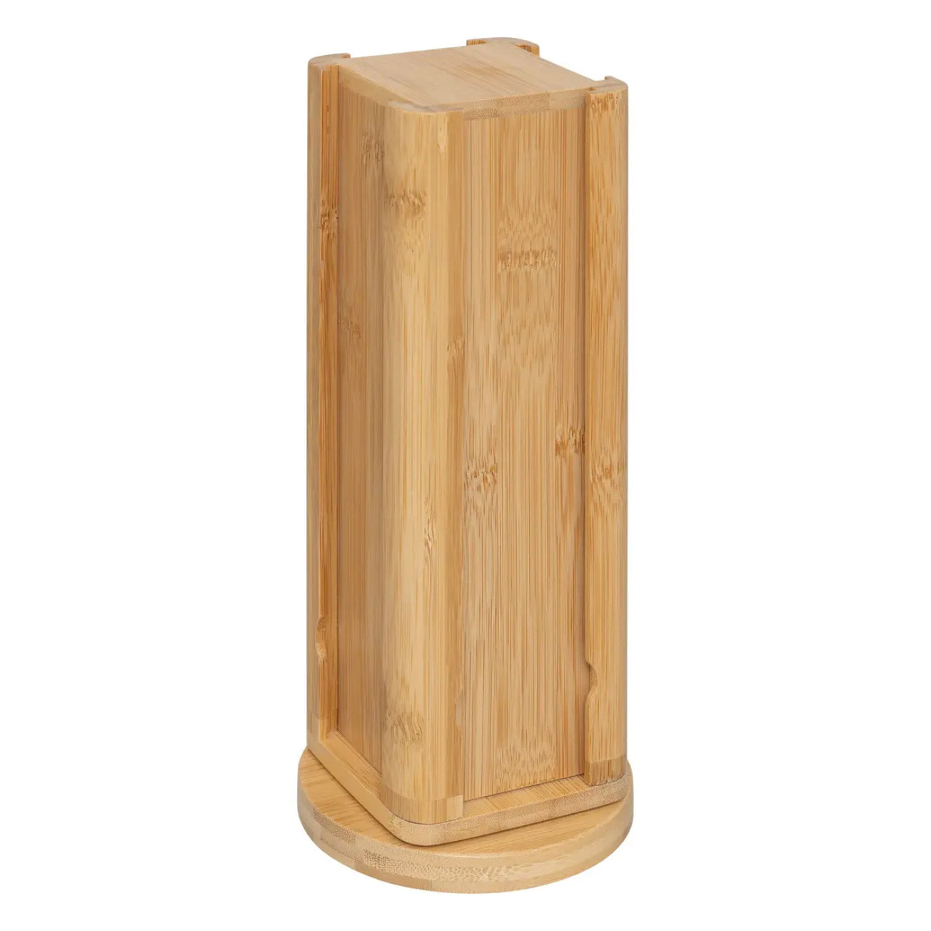 Porte-capsules rotatif en bambou