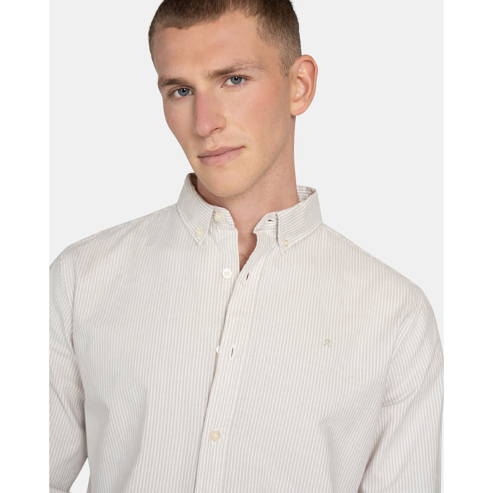 CAMISA MONACO STRIPED OXFORD