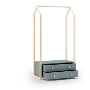 Perchero juvenil Misty Breeze Verde Salvia - Oak Soft