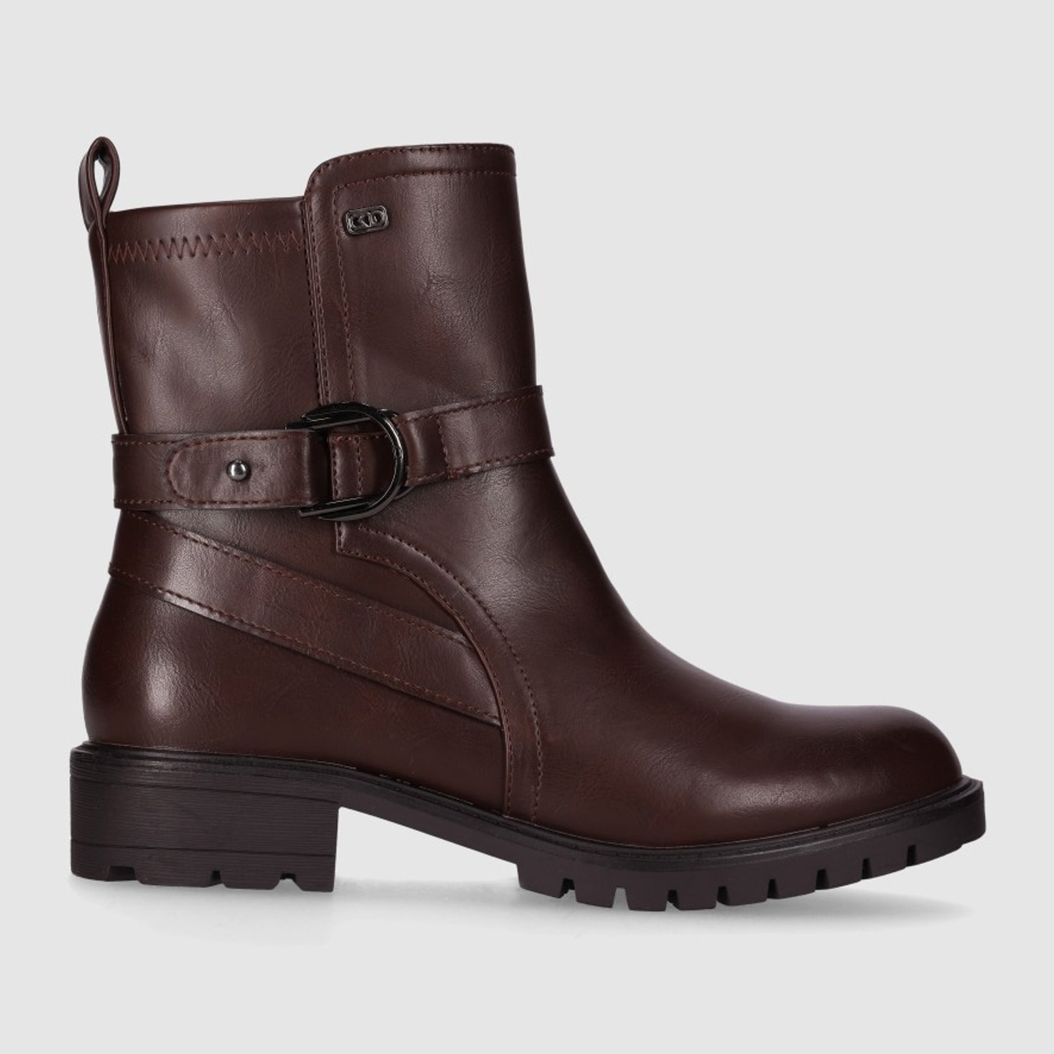 Botines - Marron/Dk.Brown - Tacón: Bajo