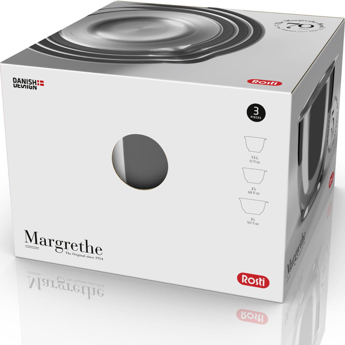 Set de bols 3 pces Margrethe