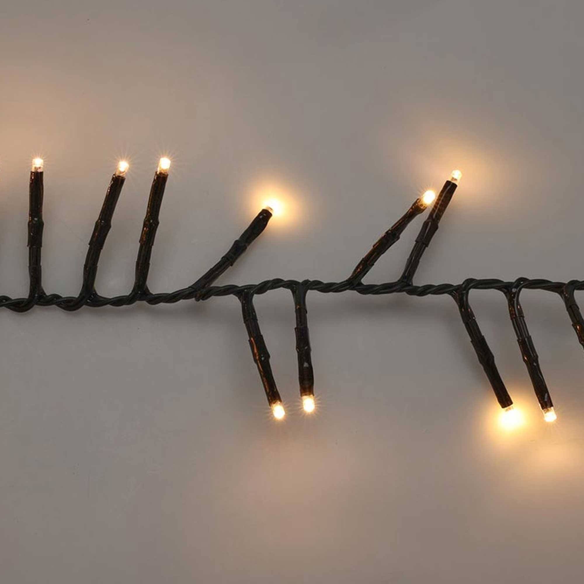 Clúster de luces LED blanco cálido