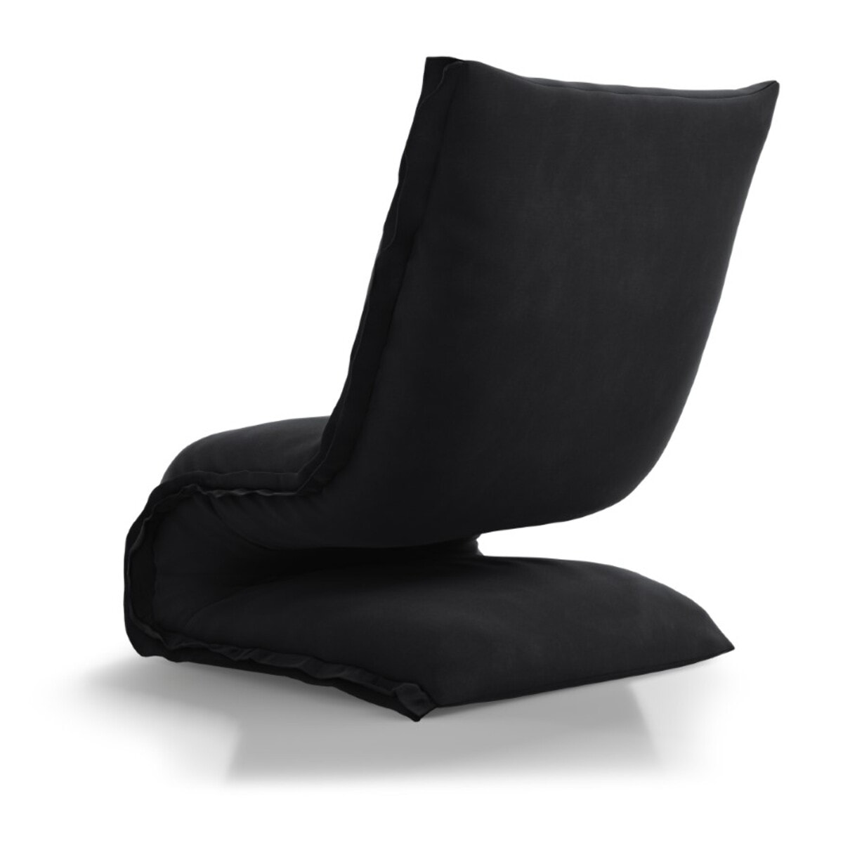 Fauteuil "Adeline" en velours noir