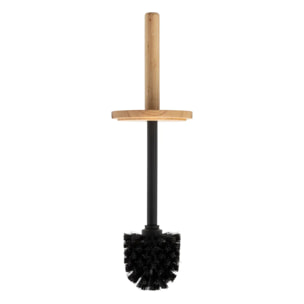 Brosse WC noir et beige "Canvas"