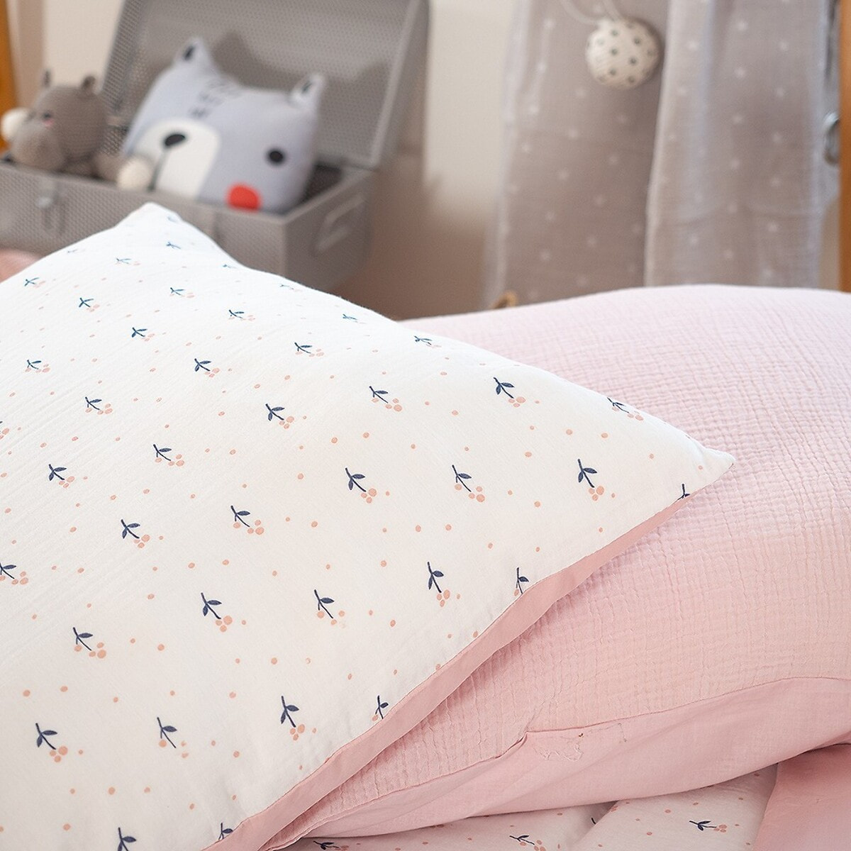 Parure de lit enfant 100% gaze de coton - Liberty