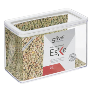 Boîte de conservation rectangulaire angle "Eske" 2L