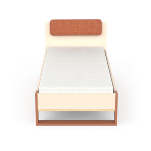 Lit enfant "Camillia" - 90 x 200 cm - Terracotta