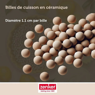 2 pots 600g billes de cuisson pour pâte sablée Zenker Smart Pastry