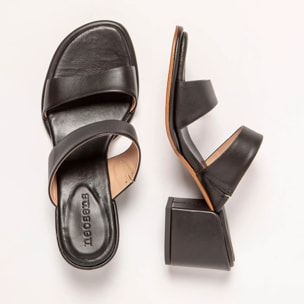 Sandalias con tacón S3174 NAPPA BLACK/ FABER color Black