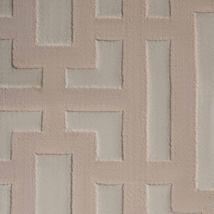 Tapis salon, motif géométrique relief texturé, kavi, design raffiné