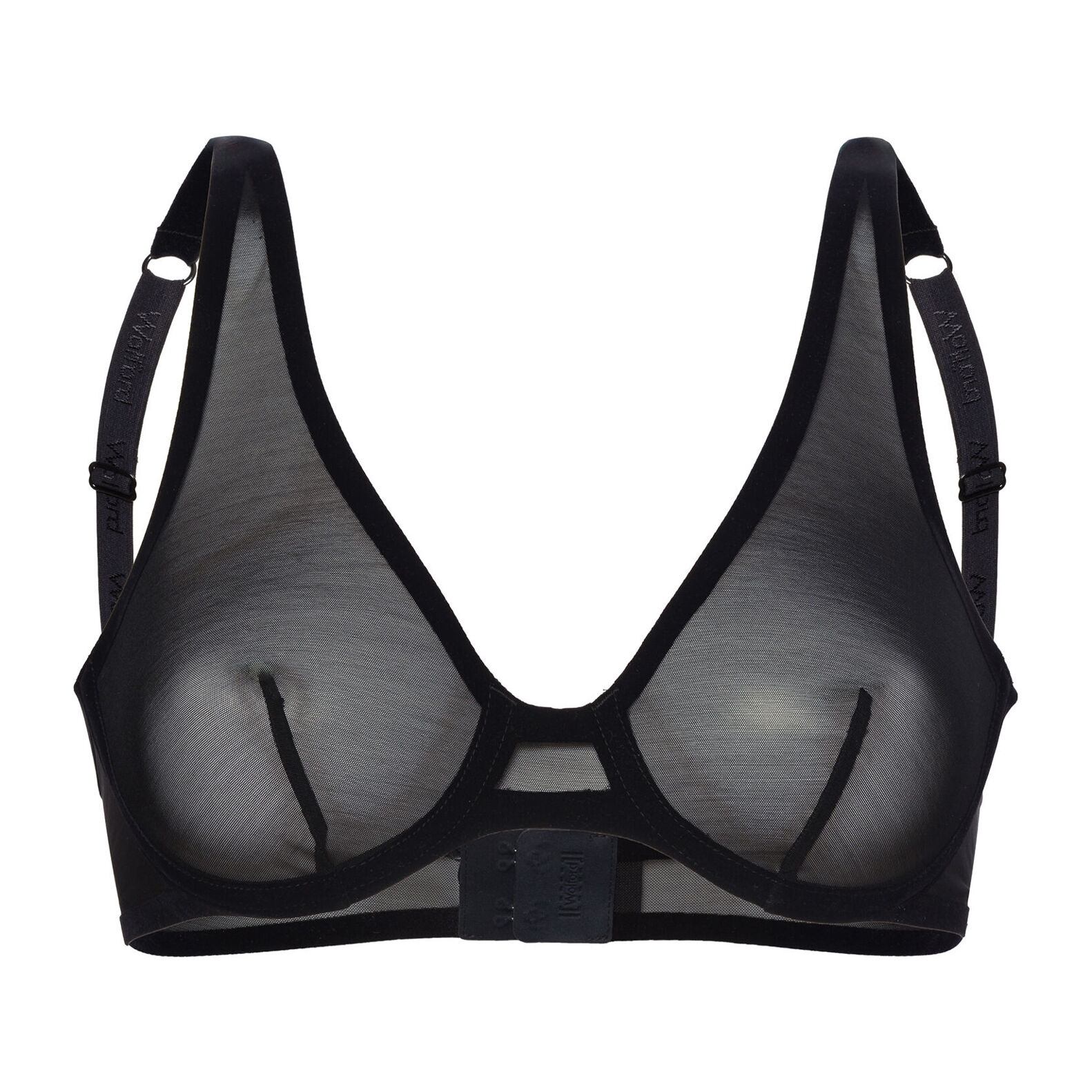 Reggiseno Bonded To Tulle Skin Bra