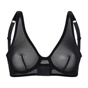 Reggiseno Bonded To Tulle Skin Bra