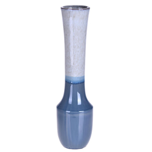 Vaso In Ceramica Con Collo Stretto. Altezza 58,5 Cm - Pezzi 1 - 15,5X58,5X15,5cm - Colore: Bianco - Bianchi Dino - Ceramica