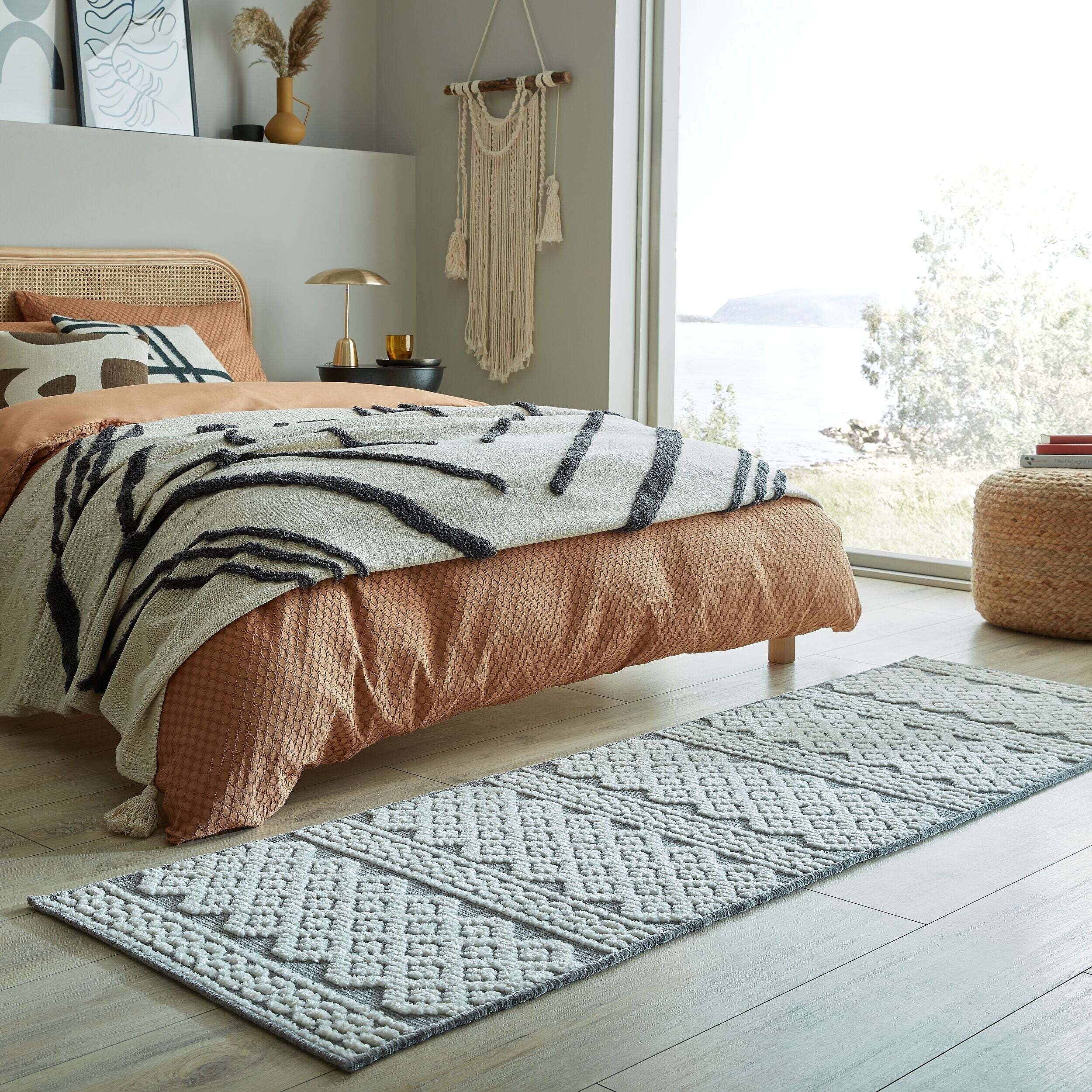 Tapis lavable de couloir JHANSI